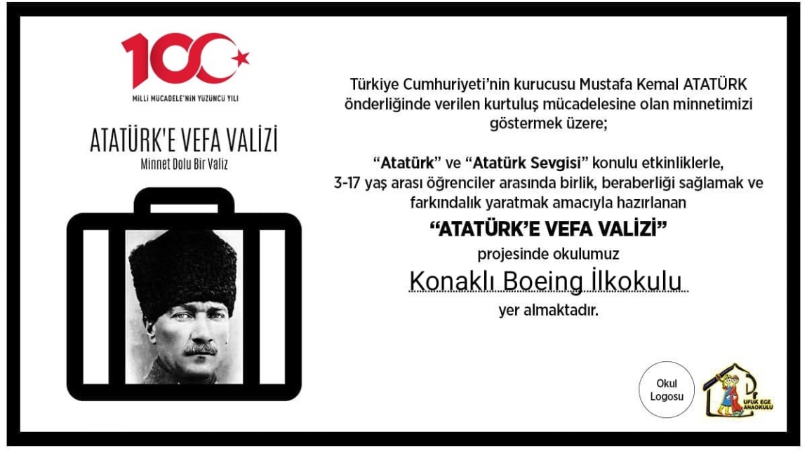 Atatürk'e Vefa Valizi Projemiz Başlıyor
